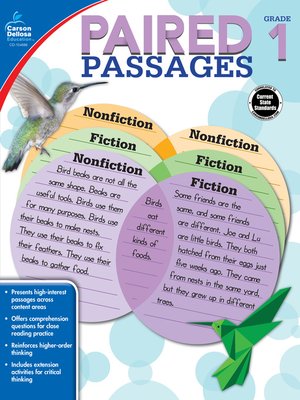 cover image of Paired Passages, Grade 1